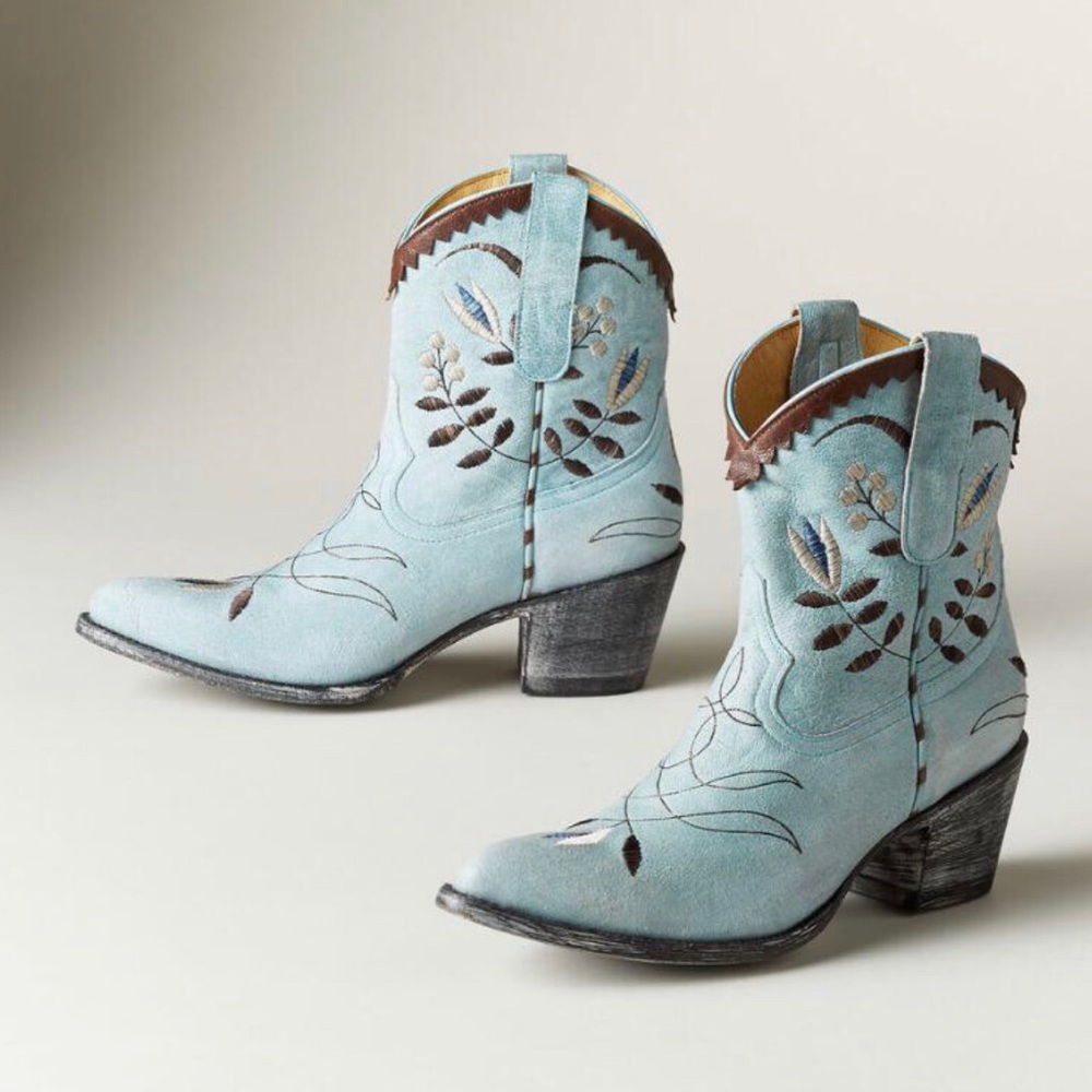 🆕 OLD GRINGO | Amitola Cowgirl Leather Blue Boots